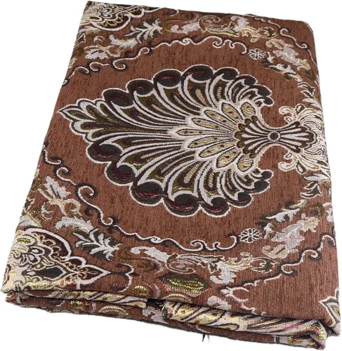 Vista 11 de TinaKim Tela de Tapicería Floral, Jacquard Damasco de Chenilla, para Recubrir Sillas de Muebles y Sofás (Azul, 2 Yardas)