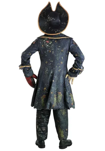 Vista 2 de Disfraz de Davy Jones de Piratas del Caribe para Hombre de Disney Multicolor