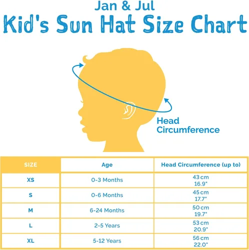 Vista 5 de JAN & JUL Sombrero de sol acuático para niños 50+ UPF Grow-with-Me Aqua-Dry