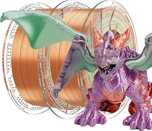 Vista 50 de Conjure PETG Rainbow - Filamento para impresora 3D, 2.2 libras Arco iris-2.2 lbs