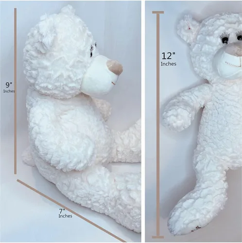 Vista 5 de KINNEX COLLECTIONS SINCE 1997 Oso de peluche Mi Presentacion de 12" con vestido (pieza central) ~ B09631P-4 (azul bebé)