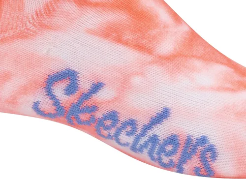 Vista 5 de Skechers Pack de 6 calcetines de corte bajo para niñas + 3 lazos para el cabello