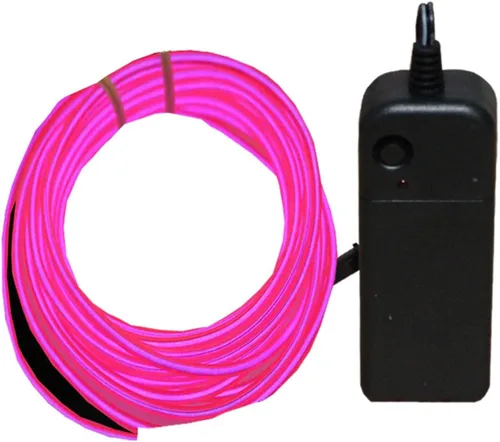 Vista 11 de Kit de luces de neón de alambre electroluminiscente de 15 pies para decoración, fiesta, Halloween, hombre ardiente (azul)