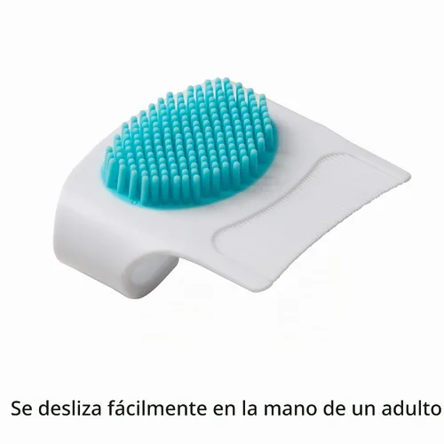 Vista 2 de Safety 1st Cepillo y peine para dermatitis seborreica, Blanco/Azul
