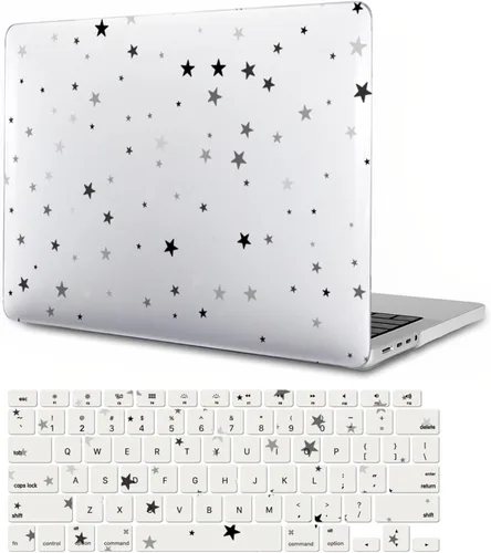 Vista 21 de Funda compatible con MacBook Pro de 13 pulgadas 2012 2011 2010 2009 2008 versión A1278, funda protectora de plástico duro y cubierta de teclado
