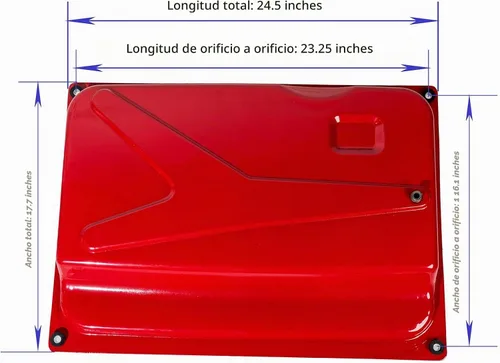 Vista 2 de Tapa Universal de Tanque de Combustible de 7 Galones para Generador Compatible con Generador Honda EC6500 y Más