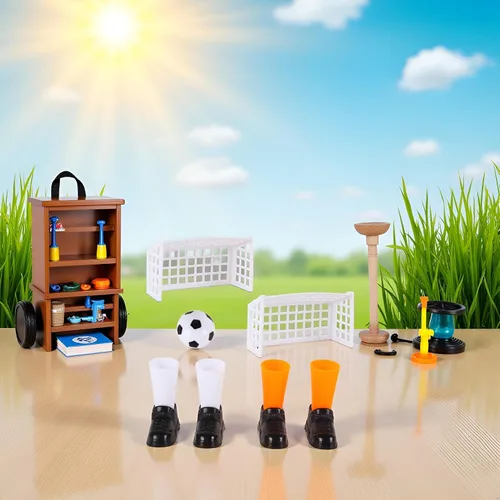 Vista 4 de 1 juego de fútbol de dedo juego de fútbol partido divertido juego de mesa de dedo con dos objetivos para fanáticos fiesta club fútbol productos