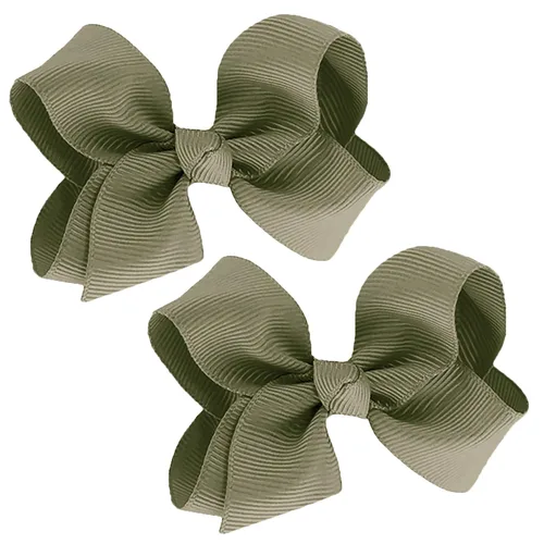 Vista 51 de WD2U - Juego de 2 lazos pequeños de grogrén de 3 pulgadas, pinzas de cocodrilo para bebé (verde manzana)