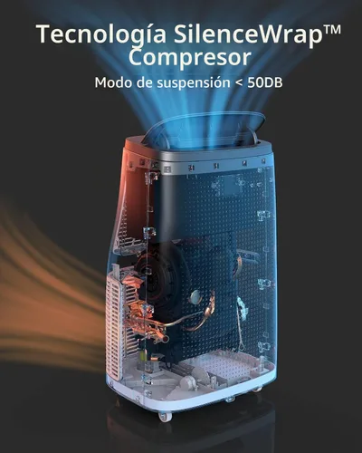 Vista 5 de Garvee Aire acondicionado portátil 3 en 1, unidad de CA de 14000 BTU