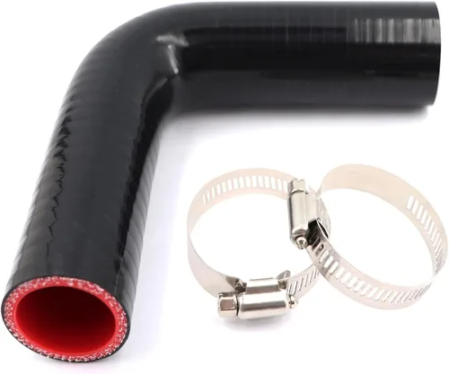 Vista 3 de Acoplador de codo de 90 grados de manguera de silicona de goma Taukealugs de 1 1/4 pulgadas (32 mm) para intercooler de refrigerante, entrada