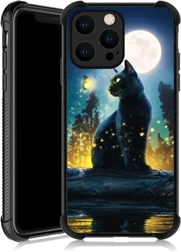 Vista 48 de ZHEGAILIAN Funda compatible con iPhone 13 Pro, funda protectora de TPU suave antideslizante reforzada con cuatro esquinas a prueba de golpes