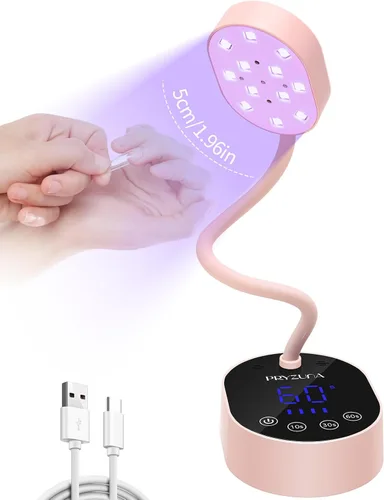 Vista 11 de Lámpara de uñas LED UV 36W mini flash cura cuello de cisne luz UV para uñas de gel X Diamond
