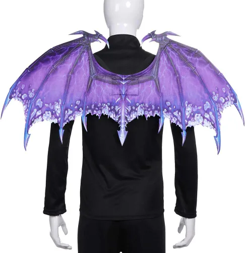 Vista 33 de Himine Alas de dragón no tejidas para adultos Cosplay Props
