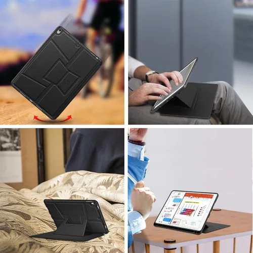 Vista 9 de Fintie Estuche con soporte magnético para iPad Air de 10.5" (3ª generación) 2019 / iPad Pro de 10.5" 2017, funda trasera de TPU suave y resistente
