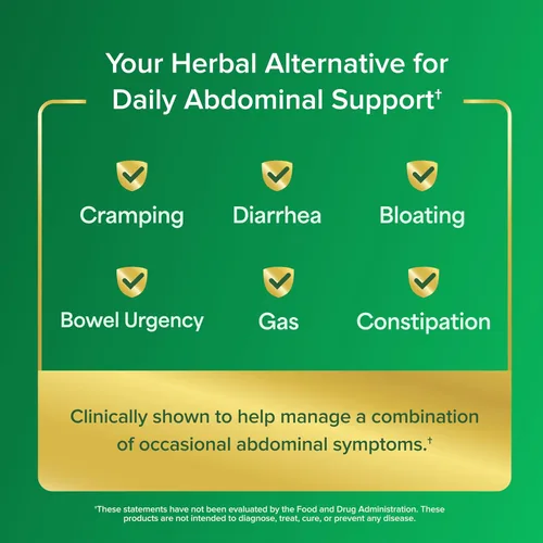 Vista 2 de IBgard Suplemento para la Salud Intestinal, Cápsulas de Aceite de Menta para Confort Abdominal, 48 Cápsulas Suplemento de salud intestinal