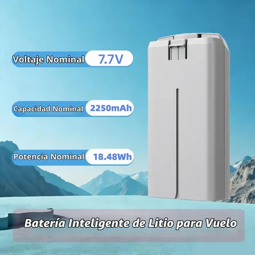 Vista 2 de Mavic Mini 2 - Batería de repuesto (2400 mAh), batería compatible con vuelo inteligente utilizada para DJI Mini 2SE/Mini4K Drone