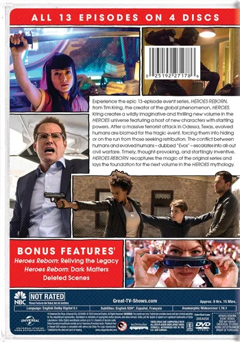 Vista 3 de Heroes Reborn Event Series DVD