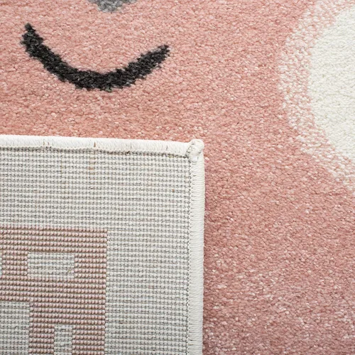 Vista 13 de SAFAVIEH Carousel Kids Collection - Alfombra decorativa de 2 x 3 pies, diseño de conejo, color gris y marfil, no desprende pelusa y de fácil