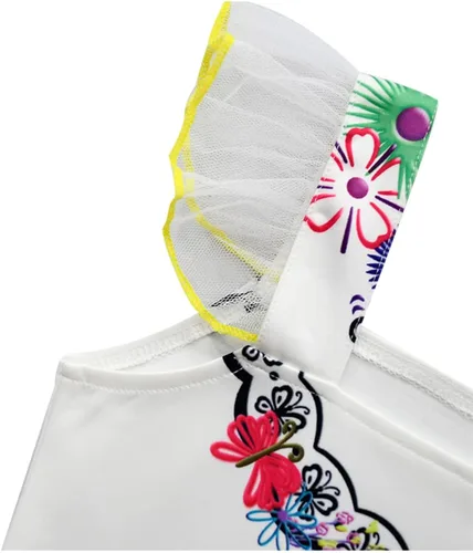 Vista 3 de Cekalue Encanto Mirabel Madrigal - Disfraz de ballet falda de verano ropa de Halloween con bolsa
