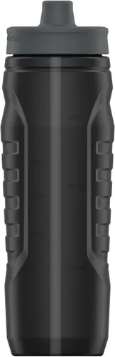 Vista 3 de Under Armour Botellas de agua exprimibles, botellas de agua de 32 oz, botella de agua deportiva Sideline con tapa Quick-Shot, hidratación rápida