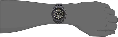 Vista 6 de Michael Kors - Reloj cronógrafo Lexington de acero inoxidable