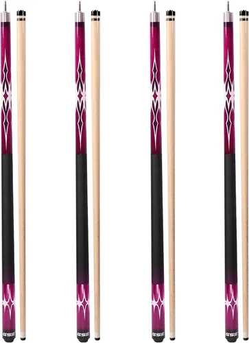 Vista 12 de GSE Games & Sports Expert 58" 2-Piece Canadian Maple Hardwood Billiard Pool Cue Sticks for Men/Women, House or Commercial/Bar Use