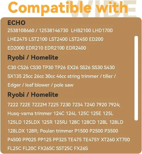 Vista 5 de DSkoiph Paquete de 4 bombillas de carburador de repuesto 0057003 0057004 para Homelite Echo Stihl Robi Zama Primer Pouland 561635001 A01195A 0058001