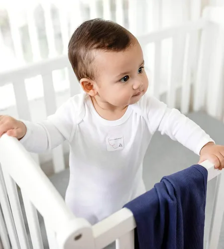 Vista 4 de Burt's Bees Baby - Mameluco 100% algodón orgánico de una sola pieza para niñas bebés, enterizo de una sola pieza, 100 % algodn orgnico, 9 meses