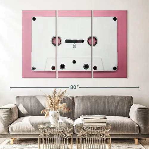 Vista 177 de Elephant Stock BW - Reproductor de discos de vinilo para pared, lienzo horizontal, decoración de pared de sala de estar de 3 piezas, impresión