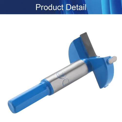 Vista 4 de Forstner Broca de taladro de 1.65 pulgadas / 1.654 in para carpintería, brocas de perforación de madera de carburo con mango hexagonal de 2/5