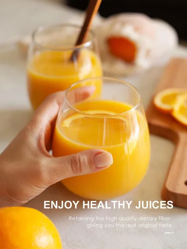 Vista 9 de QCen 500W Juicer Machine Metallic Black y Electric Citrus Juicer Exprimidor Paquete
