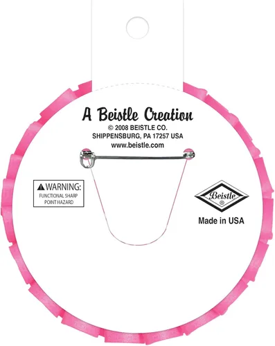 Vista 2 de Beistle Insignia de botón Big Sister Baby Shower, color cereza/blanco