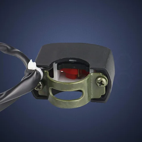 Vista 3 de Interruptor de Manillar de Motocicleta con Botón de Pulsación de Activación/Desactivación y Palanca para Motocicletas U5 U7 U2, Moto Scooter