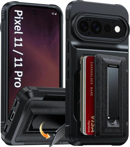Vista 20 de Oterkin Funda tipo cartera para Google Pixel 10a [4-5 tarjeteros] [soporte de metal] [bloqueo RFID] [Protección completa de la cámara]