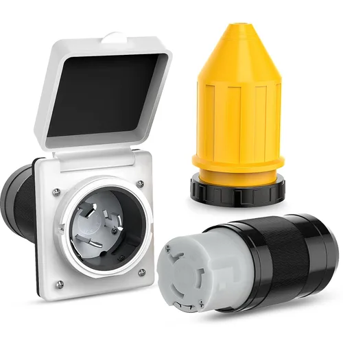 Vista 12 de Nilight 30Amp Generador Twist Lock Plugs ETL Listado L14-30P L14-30R Male Female Locking Plug and Connector Adapter 125/250V Industrial Grade