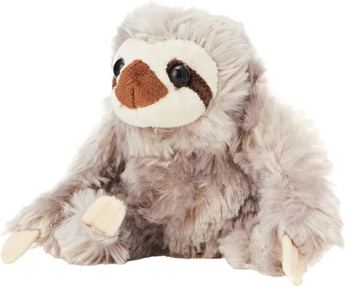 Vista 6 de Wild Republic Pocketkins - Perezoso ecológico, animal de peluche, 5 pulgadas, hecho de materiales reciclados, respetuoso con el medio ambiente