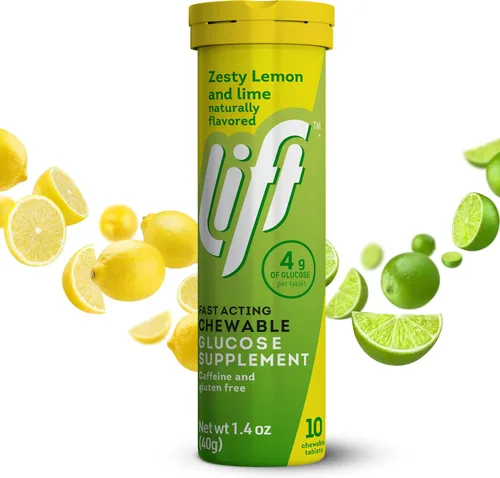 Vista 9 de LIFT Tabletas de glucosa, de acción rápida, sabor a limón y lima, 10 unidades, paquete de 12