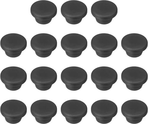 Vista 66 de MECCANIXITY - Tapones de silicona en forma de T (26mm, 1 pulgada de diámetro), color negro
