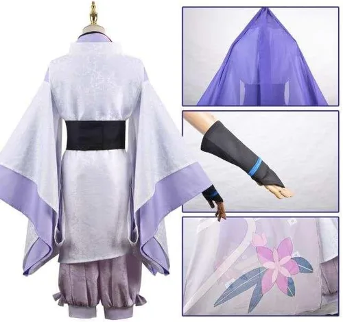 Vista 3 de Cosplay Life SANBING Genshin Impact - Disfraz completo de anime RPG con peluca para cosplay