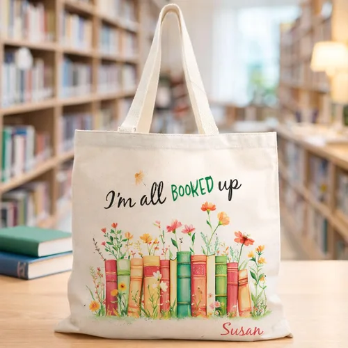 Vista 2 de Lillian Vernon Personalized Canvas Tote Group
