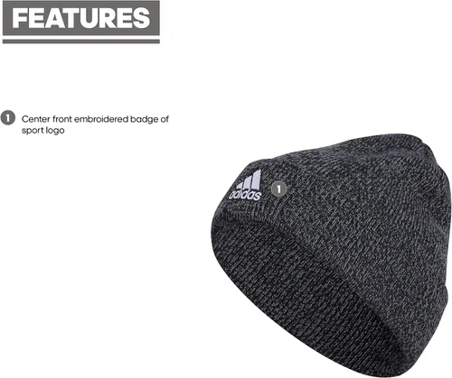 Vista 2 de adidas Mens Team Issue Fold Beanie