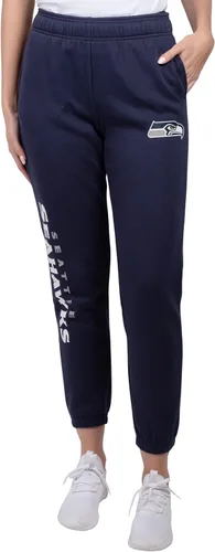 Vista 10 de Ultra Game NFL - Pantalones deportivos de vellón supersuaves para mujer Gris brezo