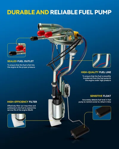 Vista 3 de PHILTOP Conjunto de Bomba de Combustible Eléctrica E3637S Reemplazo S10 1985-1991 1.9L 2.2L 2.5L 2.8L 4.3L, S15 1985-1990 1.9L 2.2L 2.5L 2.8L 4.3L