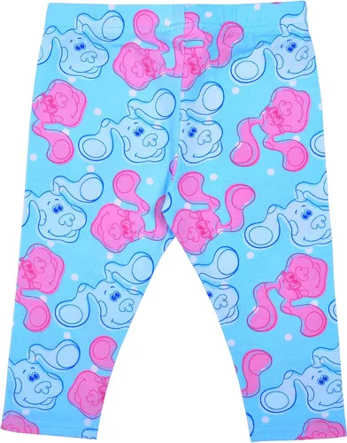 Vista 5 de Nickelodeon Blues Clues - Conjunto de camiseta y leggings para niña azul y magenta para bebés y niños pequeños color rosaazul