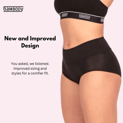 Vista 2 de Bambody - Calzones absorbentes Bragas Period Ropa interior de maternidad y posparto