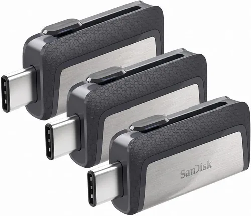 Vista 6 de SanDisk 32GB Ultra Dual Drive USB Type-C - USB-C, USB 3.1 - SDDDC2-032G-G46, Negro, Plata
