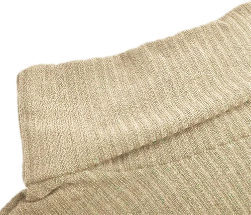 Vista 5 de Suéteres de gran tamaño con cuello redondo para mujer, ropa de moda 2023, manga larga globo, suéter suave tipo túnica