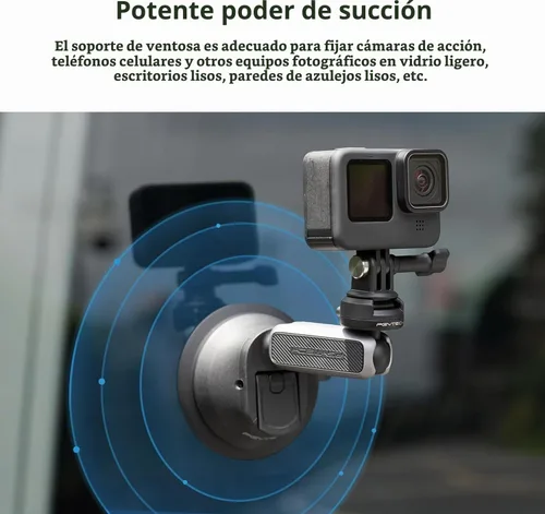 Vista 6 de PGYTECH CapLock Soporte de coche con ventosa de liberación rápida