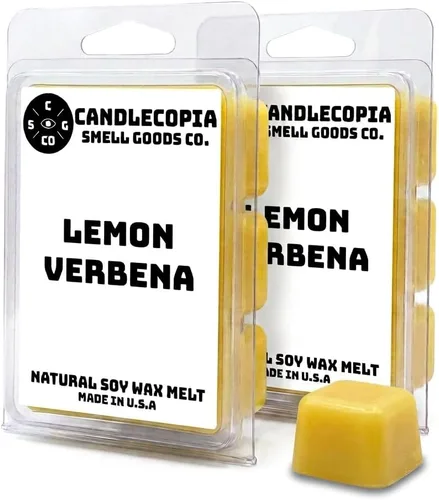 Vista 12 de Apple Maple Bourbon - Cera vegana vertida a mano fuertemente perfumada, 12 cubos de cera perfumada, 6.4 onzas en 2 paquetes de 6 unidades Bourbon