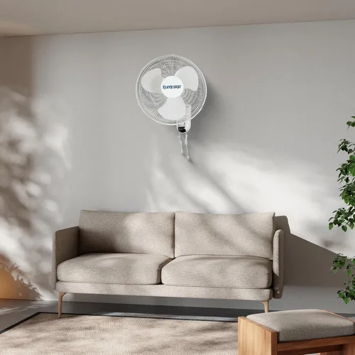 Vista 4 de Hurricane Classic - Ventilador oscilante de montaje en pared, 3 velocidades